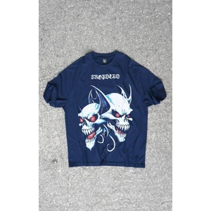 Dropdead Lacivert Oversize Unisex T-Shirt