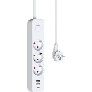 1.8mt Akım Korumalı Priz 3 Lü Grup Priz Çocuk Korumalı 2 USB +1 Type C Girişli 3lü Priz