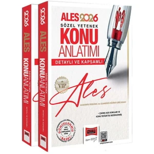Yargı 2026 Ales Vıp Sayısal Sözel Yetenek Detaylı ve Kapsamlı Konu Anlatımı 2 Cilt