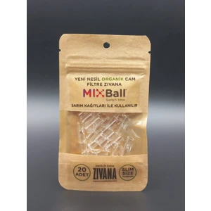 Mixball 20 Adet Kilitli Ambalaj 7 mm x 20 mm Yeni Nesil Cam Filtre