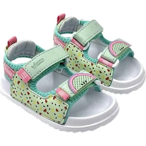 Inkago Phlon Hafif Taban Cırtlı Çocuk Sandalet Yeşil