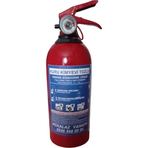 1 kg Yangın Tüpü 4 Yıl Garantili Tüvtürk Uyumlu