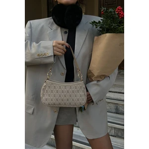 Farme Monogram Bej Baget ve Çapraz Çanta