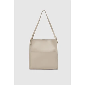 Shule Bags Mugs Bej Salaş Omuz Çantası