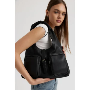 Shule Bags Cepli Omuz Çantası Estrada Siyah