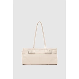 Shule Bags Enyola Krem Vintage Baget Çanta
