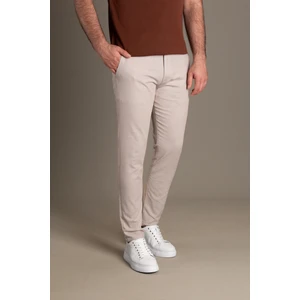 Zekiözer Erkek Bej Keten Pantolon