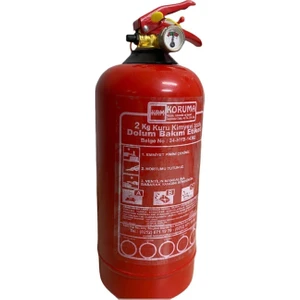 2 kg Kuru Kimyevi Tozlu Cihaz Tüvtürk Araç Için Uygundur (Askı Aparat Dahil Değildir)