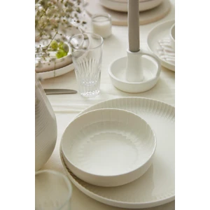 Kütahya Porselen Bone Crest 18 Parça 6 Kişilik Yemek Takımı