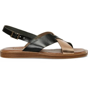 INCI ALIA 5FX Siyah Kadın Düz Sandalet