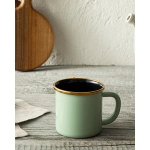 Mint Yeşili Emaye Kupa Bardak