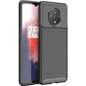 Oneplus 7t Karbon Desenli Negro Silikon Kılıf