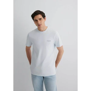 Mavi Logo Baskılı Mavi İnterlok Tişört 0610360-89288