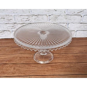 Fleur De Lis El Yapımı Yuvarlak Kek Pasta Standı 28X12