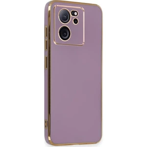 Xiaomi 13T/13T Pro Kılıf Kenar Detaylı Yumuşak Parlak Silikon