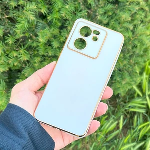 Xiaomi 13T/13T Pro Kılıf Kenar Detaylı Yumuşak Parlak Silikon