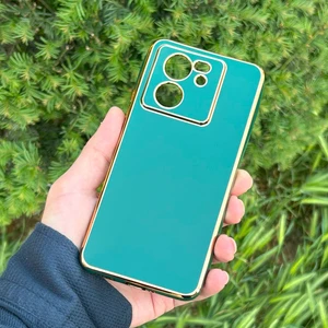 Xiaomi 13T/13T Pro Kılıf Kenar Detaylı Yumuşak Parlak Silikon