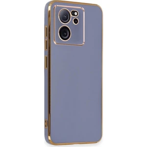 Xiaomi 13T/13T Pro Kılıf Kenar Detaylı Yumuşak Parlak Silikon