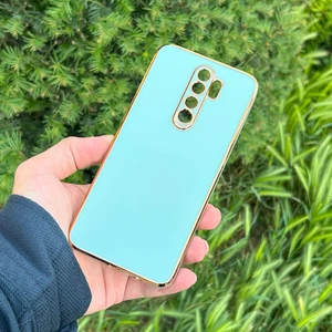 Xiaomi Redmi Note 8 Pro Kılıf Kenar Detaylı Yumuşak Parlak Silikon