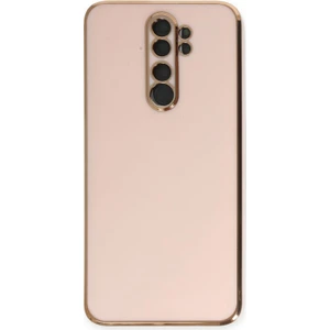 Xiaomi Redmi Note 8 Pro Kılıf Kenar Detaylı Yumuşak Parlak Silikon
