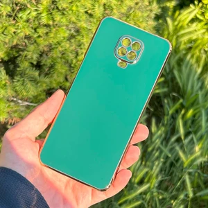 Xiaomi Redmi Note 9 Pro Kılıf Kenar Detaylı Yumuşak Parlak Silikon