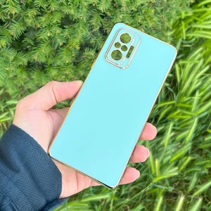 Xiaomi Redmi Note 10 Pro Kılıf Kenar Detaylı Yumuşak Parlak Silikon