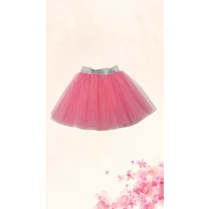 Kız Çocuk Pembe Pırıltılı Tütü Etek