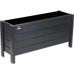 Ahşap Dış Mekan Saksısı Dekoratif Saksı Büyük Boy Hazır Kurulu 100CM x 30CM Yükseklik 50CM