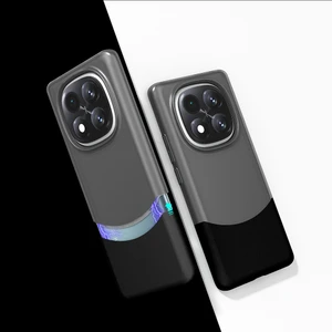 Redmi Note 14 Pro Plus Kılıf Mıknatıslı Nvg Duble Kapak - Siyah