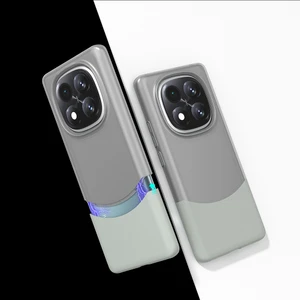 Redmi Note 14 Pro Plus Uyumlu Rns Zore Duble Kapak - Gri