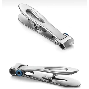 Fırsat 7 Paslanmaz 2in1 Profesyonel Tırnak Makası 2'li Set Törpülü Ultra Geniş Ağızlı Tırnak Makası Seti