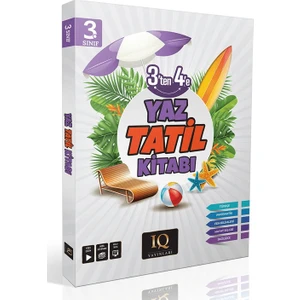 IQ Yayınları 3. Sınıf Yaz Tatil Kitabı