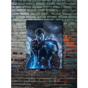 Thor - Marvel - Film & Dizi Posterleri, Özel Tasarım Kağıt Poster, Duvar Sanatı