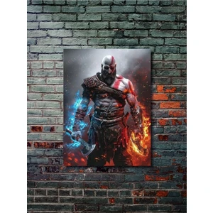 Kratos - God Of War - Gaming Posterleri, Özel Tasarım Kağıt Poster, Duvar Sanatı