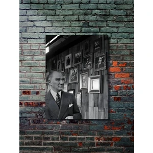 Mustafa Kemal Atatürk - Önemli Kişiler, Tarihi Kişiler, Özel Tasarım Kağıt Poster, Duvar Sanatı