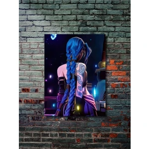 Jinx - Lol - Oyun Posterleri, Özel Tasarım Kağıt Poster