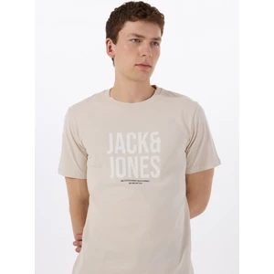 Jack & Jones Bisiklet Yaka Taş Erkek T-Shirt 12288525_JCOTONAL Tee Ss Crew Neck