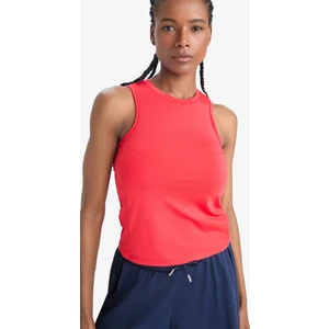 DeFactoFit Slim Fit Dar Kesim Basic Düz Bisiklet Yaka Kırmızı Sporcu Atlet F3265AX25SM