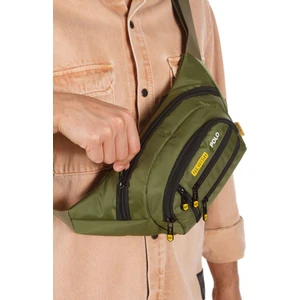 Erkek Bel Çantası Çapraz Çok Cepli Suya Dayanıklı Kumaş Göğüs Çapraz Kulaklık Çıkışlı Çanta
