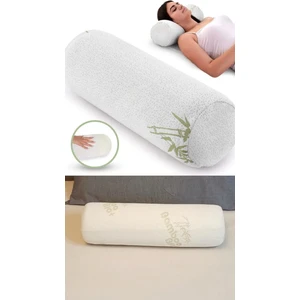 Simple The Pillow Sünger Silindir Yastık Tam Ortopedik Boyun Bel Bacak Yastığı Egzersiz Yastığı  Çok Amaçlı Kondisyon Yastığı NY3-10SBAM