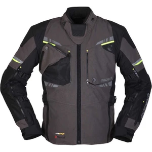 Taran Waterproof Ceket Siyah Koyu Gri