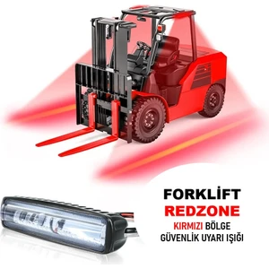 Forklift Redzone Kırmızı Bölge Güvenlik Işığı 10-80V RY313164