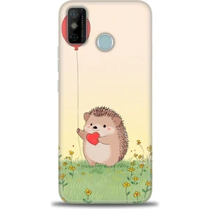 Kılıf Evreni Tecno Spark 6 Go Kılıf Hd Baskılı Kılıf + Seramik Tam Kaplayan Ekran Koruyucu 305
