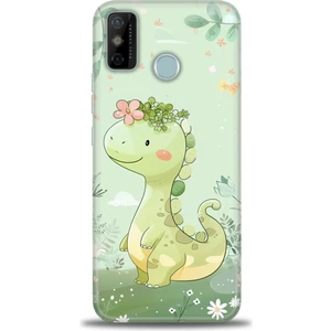 Kılıf Evreni Tecno Spark 6 Go Kılıf Hd Baskılı Kılıf + Seramik Tam Kaplayan Ekran Koruyucu 302