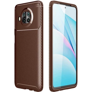 Xiaomi Redmi Note 9 Pro 5g Kılıf Kahverengi Karbon Silikon Orijinal Esnek Ince Geliştirilmiş Dayanıklı Darbe Karşıtı Koruyucu Yeni Nesil Tasarım (Xiaomi Redmi Note 9 Pro 5g, Kahverengi)