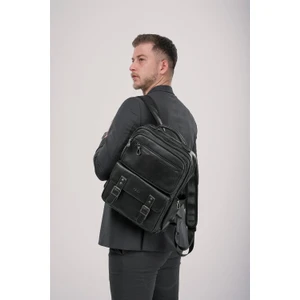 ÇÇS 31624 Hakiki Deri Sırt Çantası