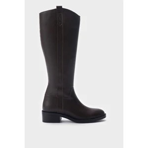 Louis Cardy Tenes Kahverengi Hakiki Deri Kadın Çizme