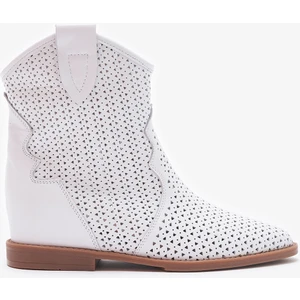 Louis Cardy Storm Beyaz Hakiki Deri Kadın Yazlık Bot