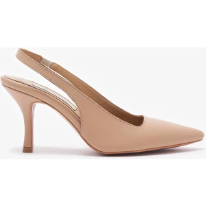 Louis Cardy Jona Nude Hakiki Deri Kadın Topuklu Ayakkabı