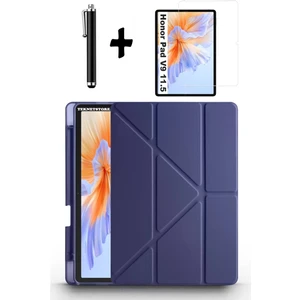 Honor Pad V9 11.5 Inç Uyumlu Kılıf Kalem Bölmeli Standlı Kılıf + Ekran Koruyucu + Kalem 3'lü Set